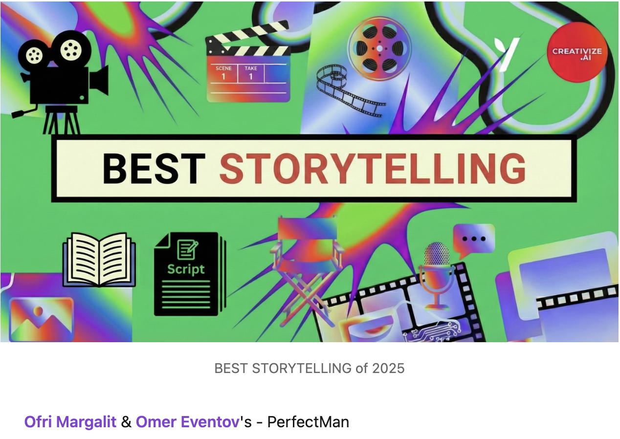 AI LIVE - PerfectMan by Ofri Margalit & Omer Eventov